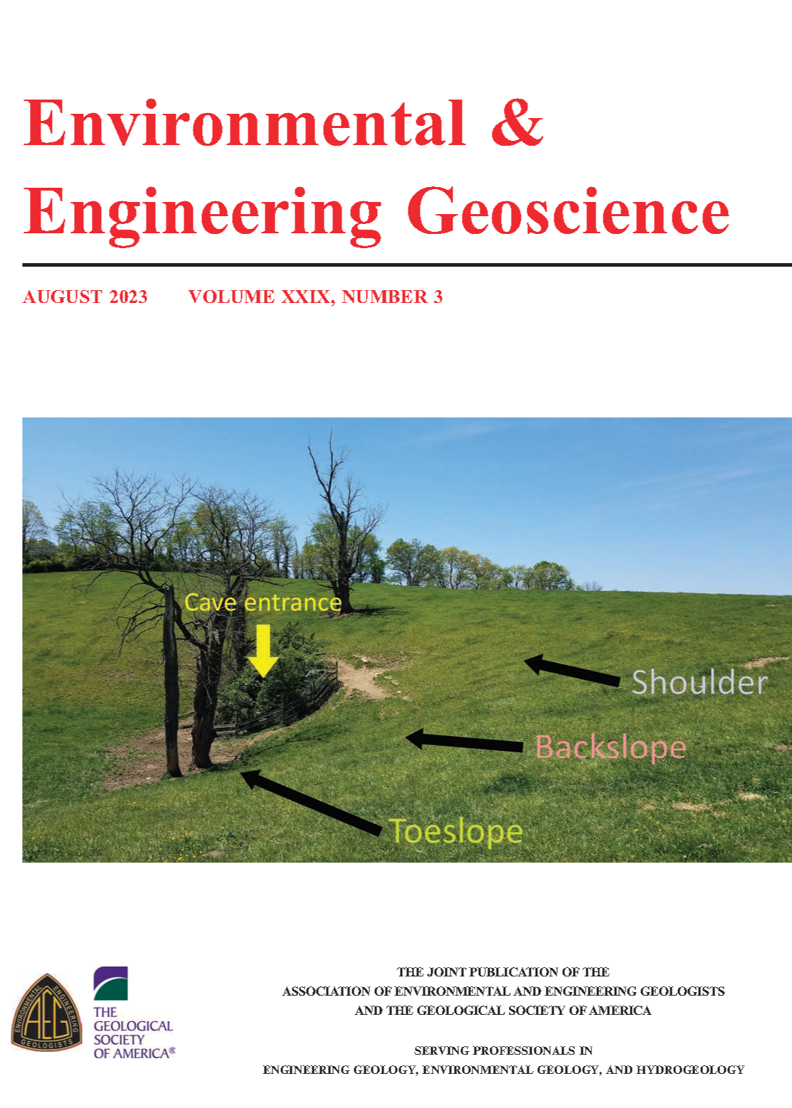 Environmental & Engineering Geoscience journal cover
