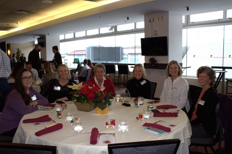 Fralin Life Sciences Institute faculty, staff, and students at the holiday luncheon.