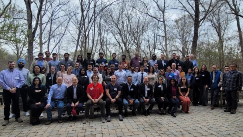 Glycomaterials research experts gather for a group photo for the second annual GlycoMIP meeting.